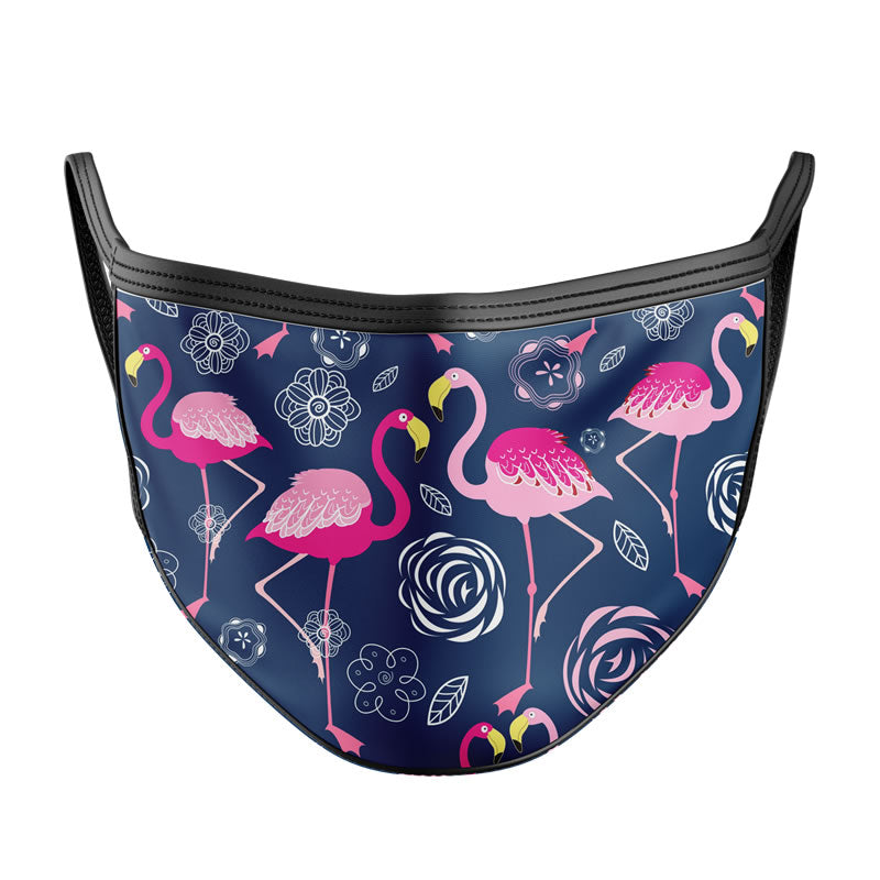 Flamingos and Flowers
