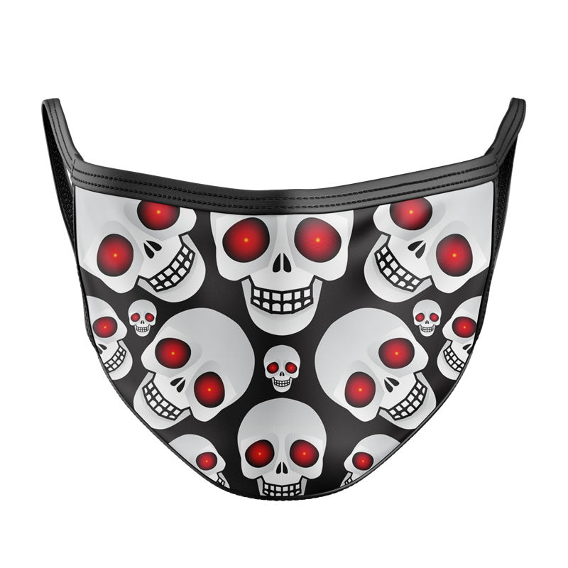 White Skull Red Eyes